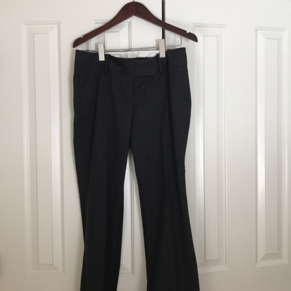 Ann Taylor gray pinstripe pant